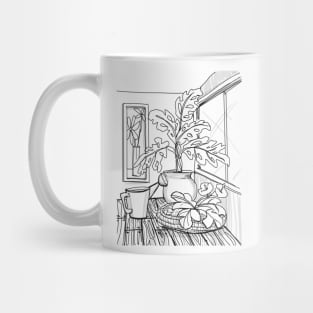 Plants and vases Mug